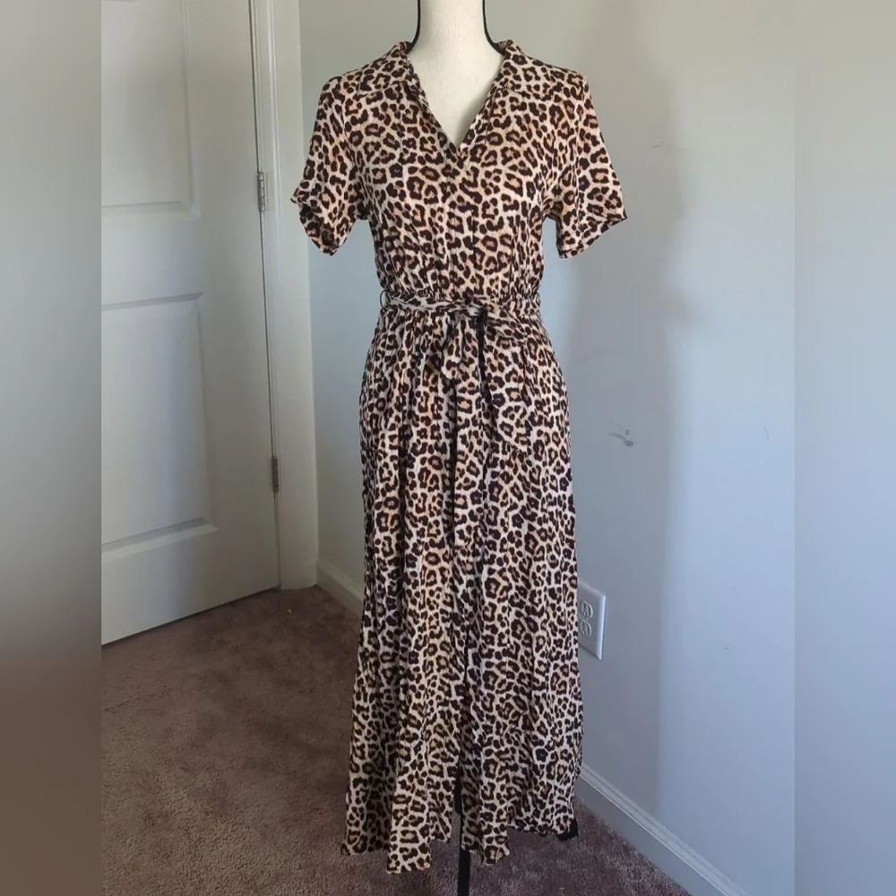H&M Animal Print Maxi Dress - Picture 2 of 6